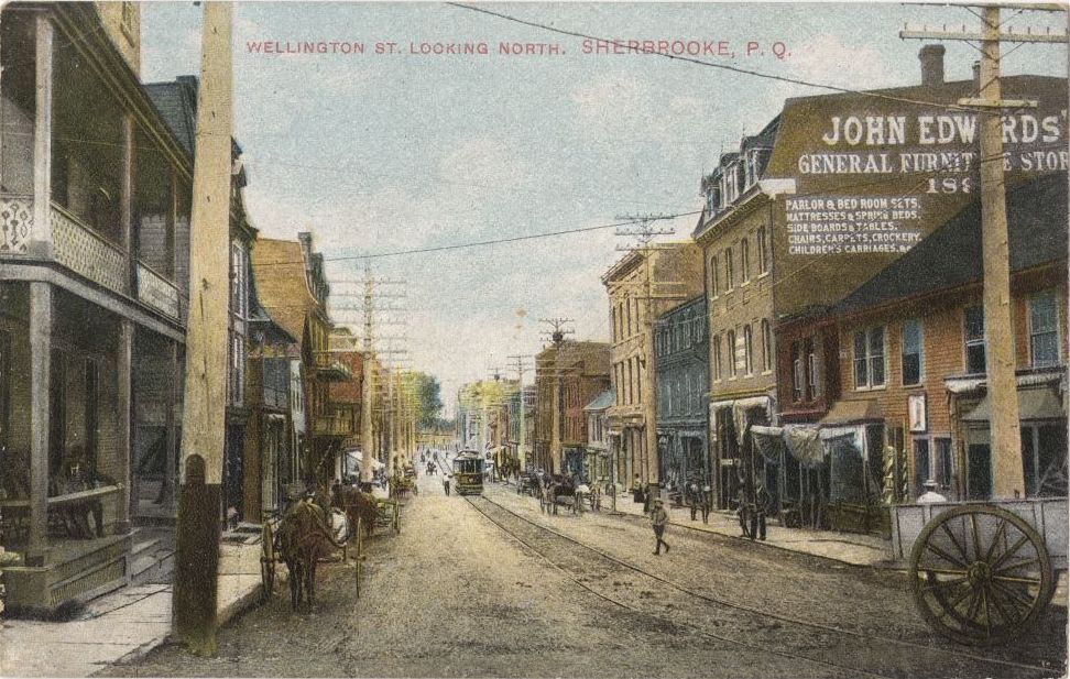 « Wellington St. Looking North. », Montreal Import Co., BAnQ (4765170).